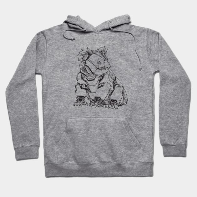 Mecha Koala Hoodie by WhiskeyMech